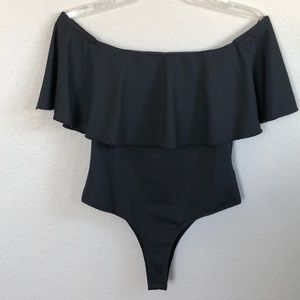 ByEgreis - Black Bodysuit- Small